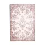 Farmhouse floral vintage carpet rug