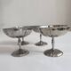 Set of four 18/10 stainless steel ice cream cups