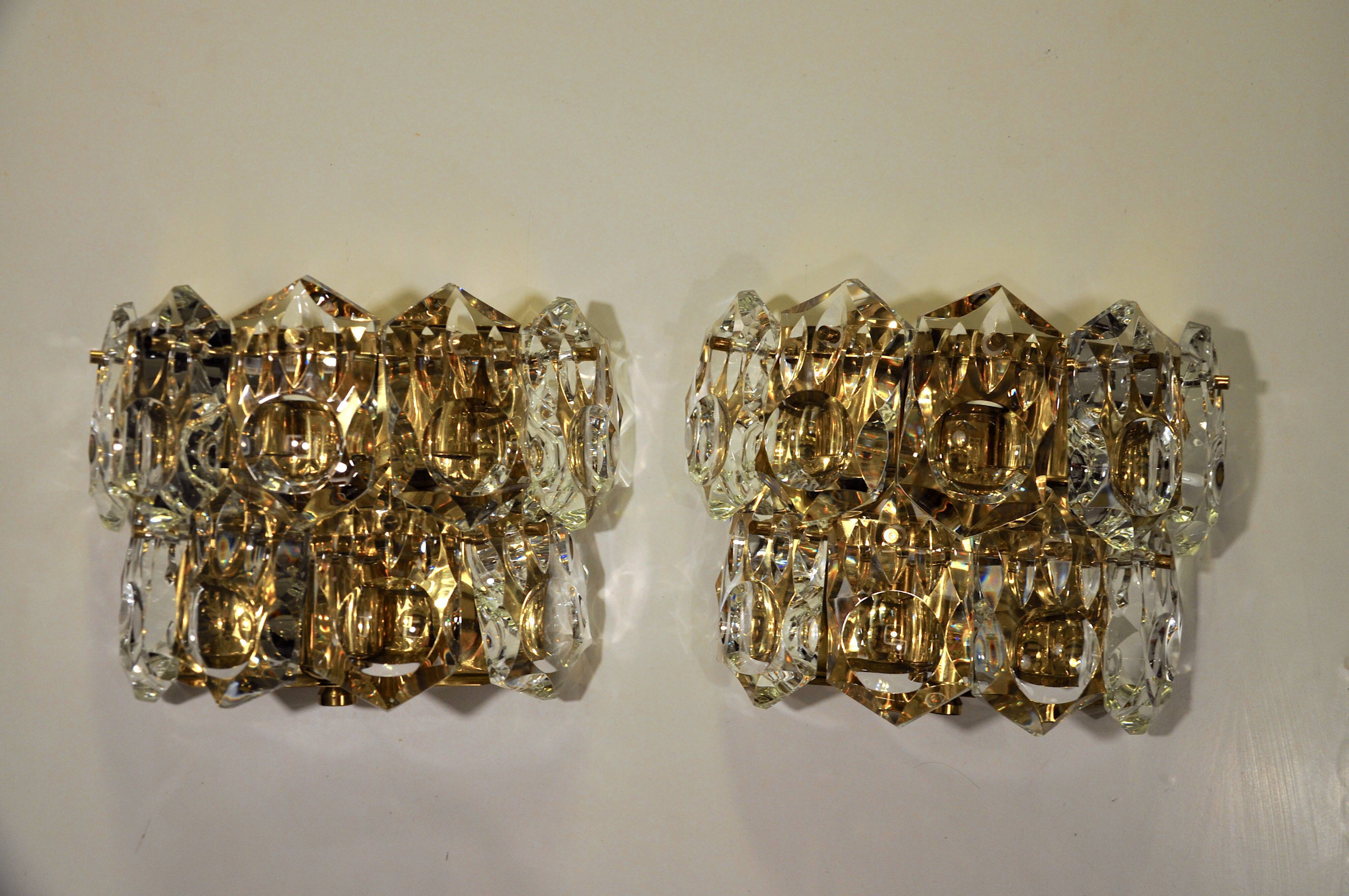 Pair of Kinkeldey wall lamps