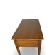 Italian pine wood centre writing desk from the 1960s, a reproduction o