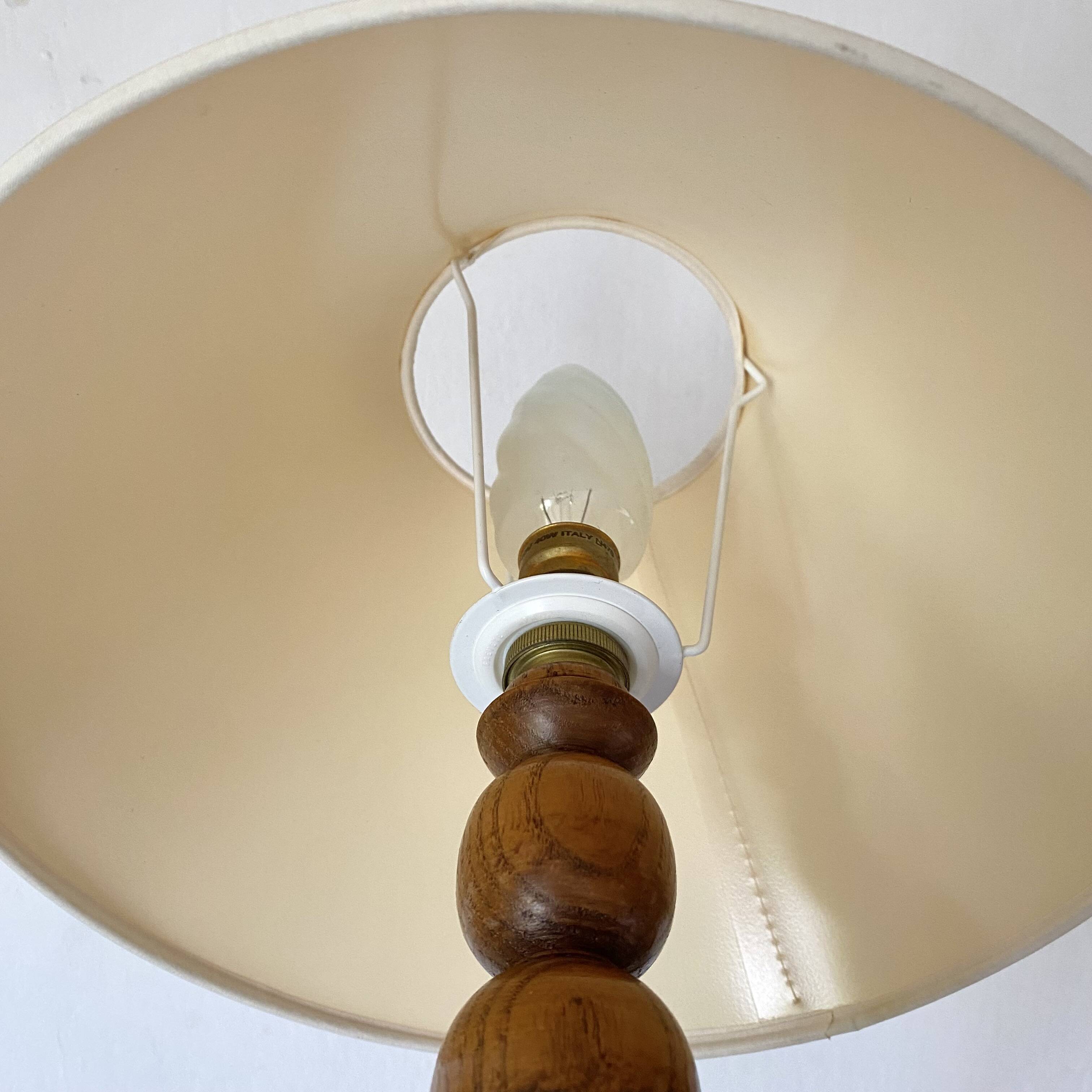 Vintage wooden lamp
