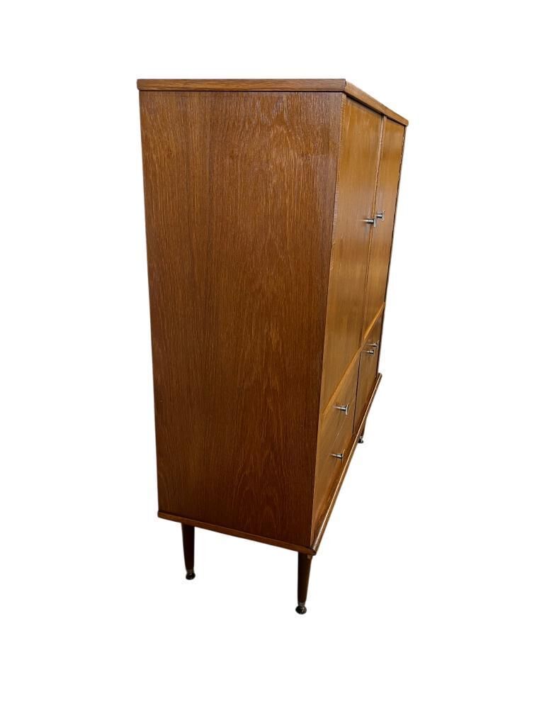 Vintage wooden bar buffet / wall unit / cupboard