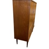Vintage wooden bar buffet / wall unit / cupboard