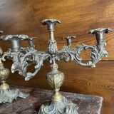 Pair of candlesticks 5 fires