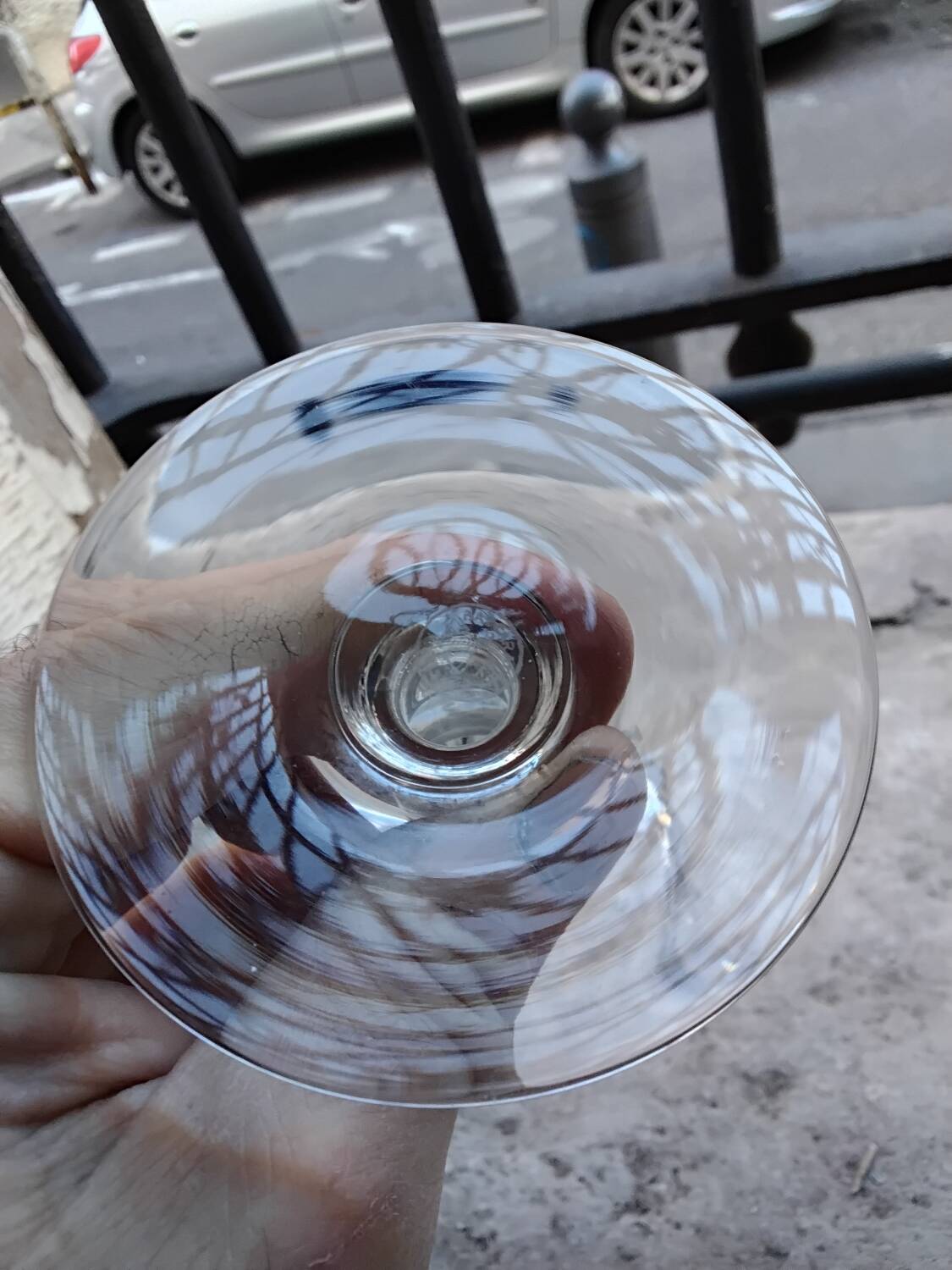 9 Baccarat piccadilly crystal water glasses 22cl h 15cm