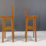 Mid century brutalist bar stools, 1960s