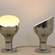 Plafonnier Franco Albini, Franca Helg et Antonio Piva série chrome AM/AS , Italie 1950s