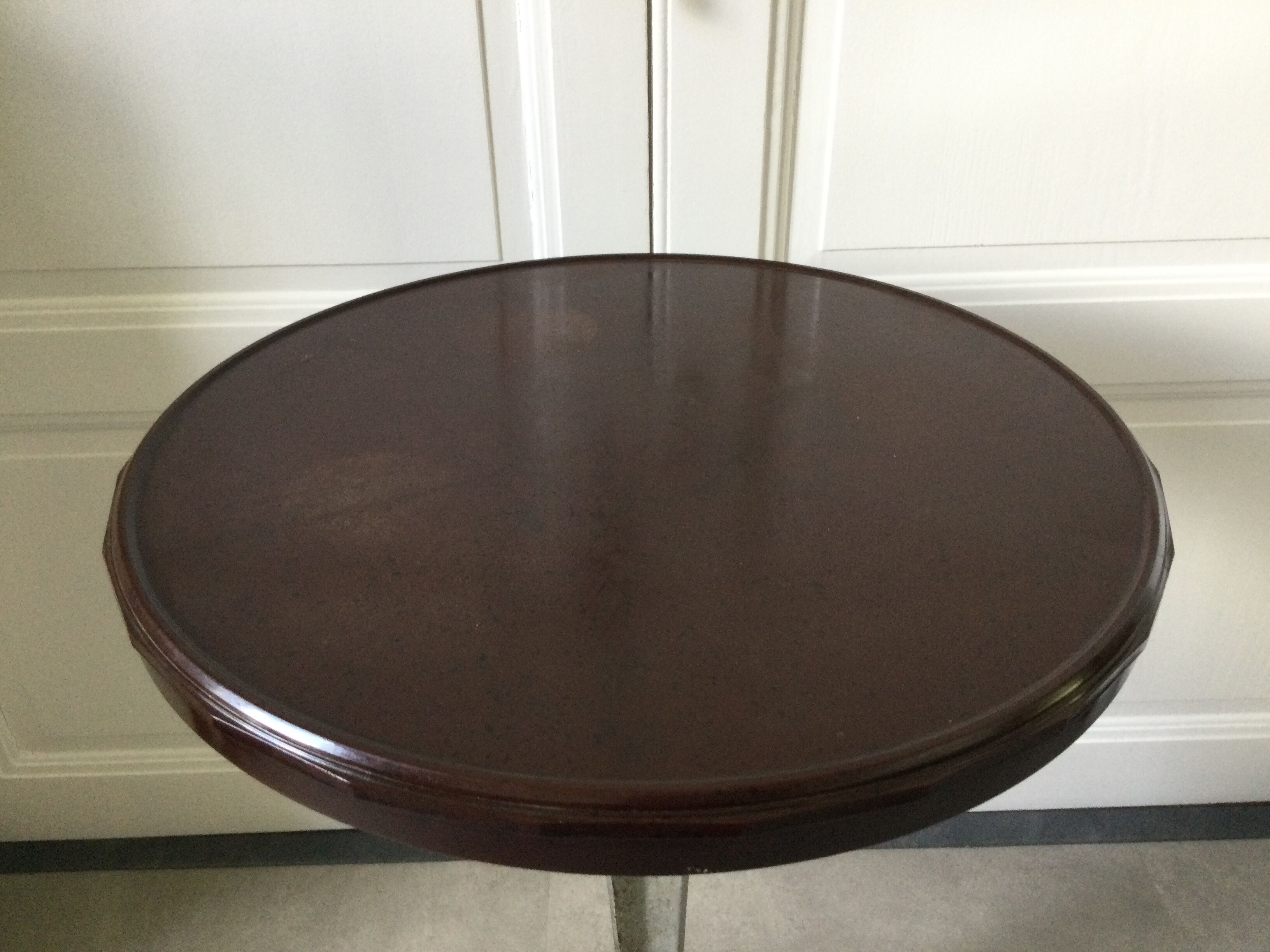 Art deco bistro table bakelite cast iron