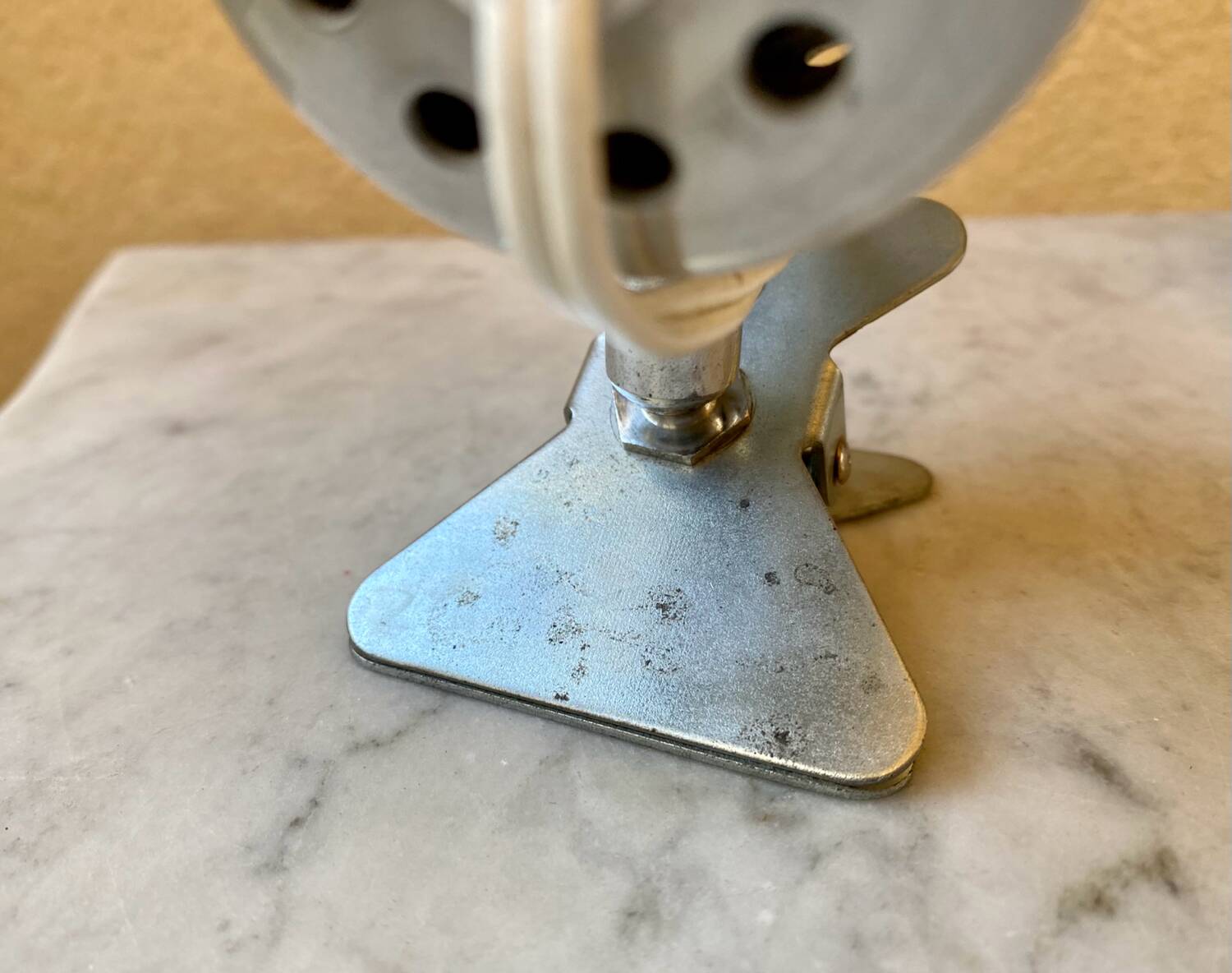 Wall lamp Mini perforated clip spot vintage design France 60s