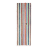 Tapis coureur vintage turc Oushak fait à la main en laine et coton rose 77x224