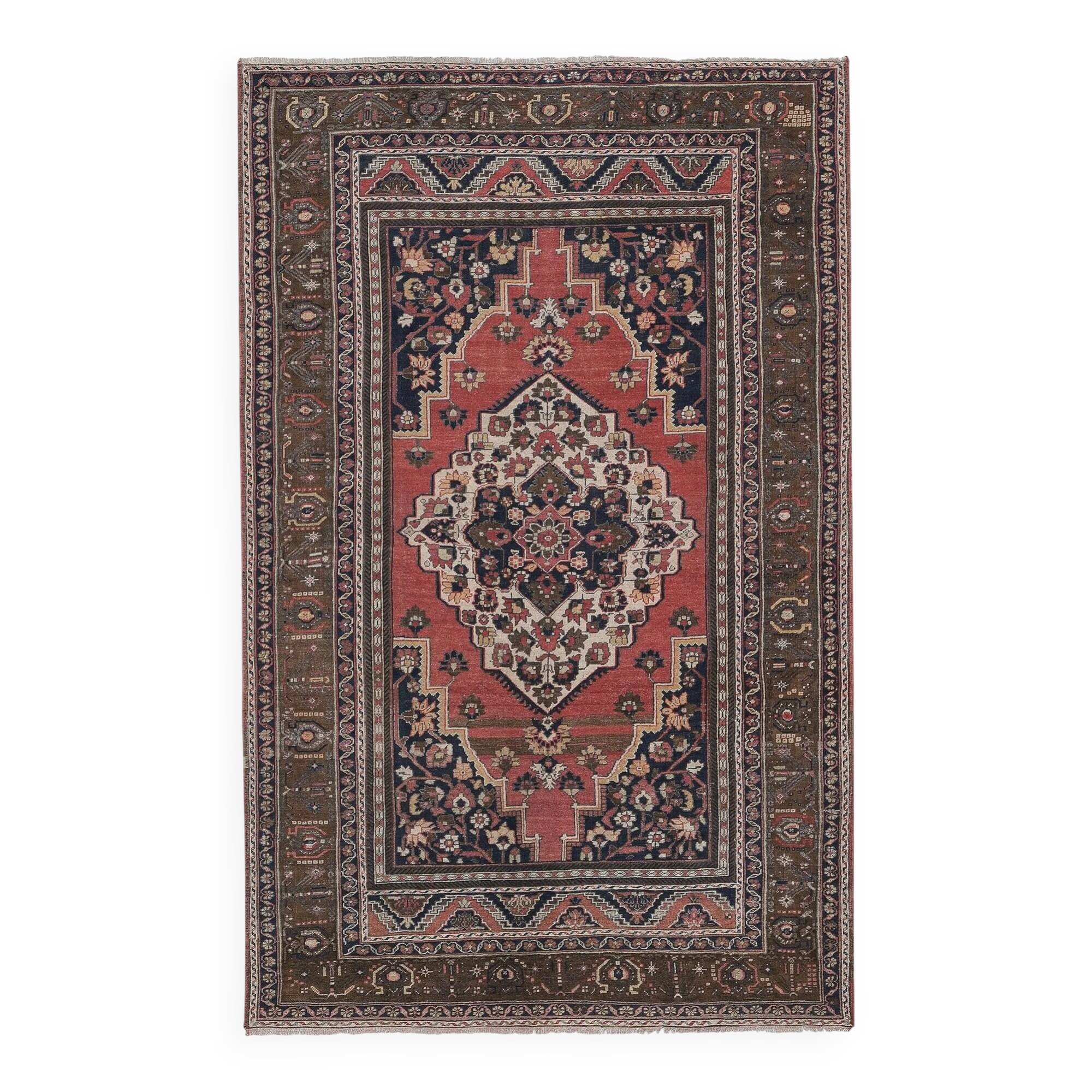 Vintage Turkish rug handmade 195x320 cm