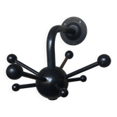 Old sputnik wall coat rack black metal ball vintage