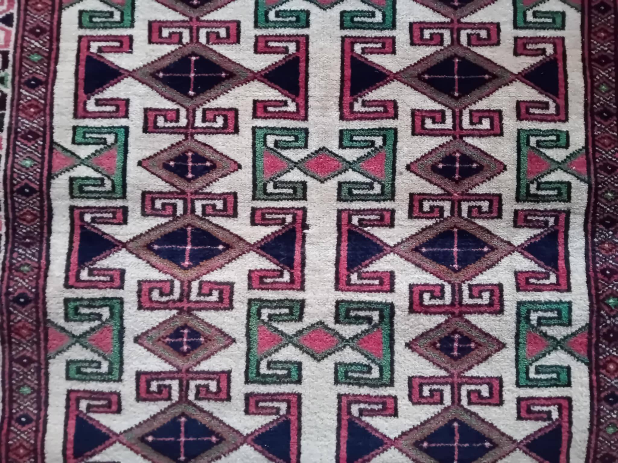 Handmade Persian Beluch rug 80x60cm