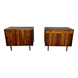 Vintage Danish buffets in rosewood from the 1960s.