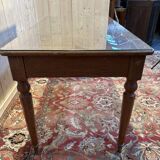 Louis Philippe style oak desk or table