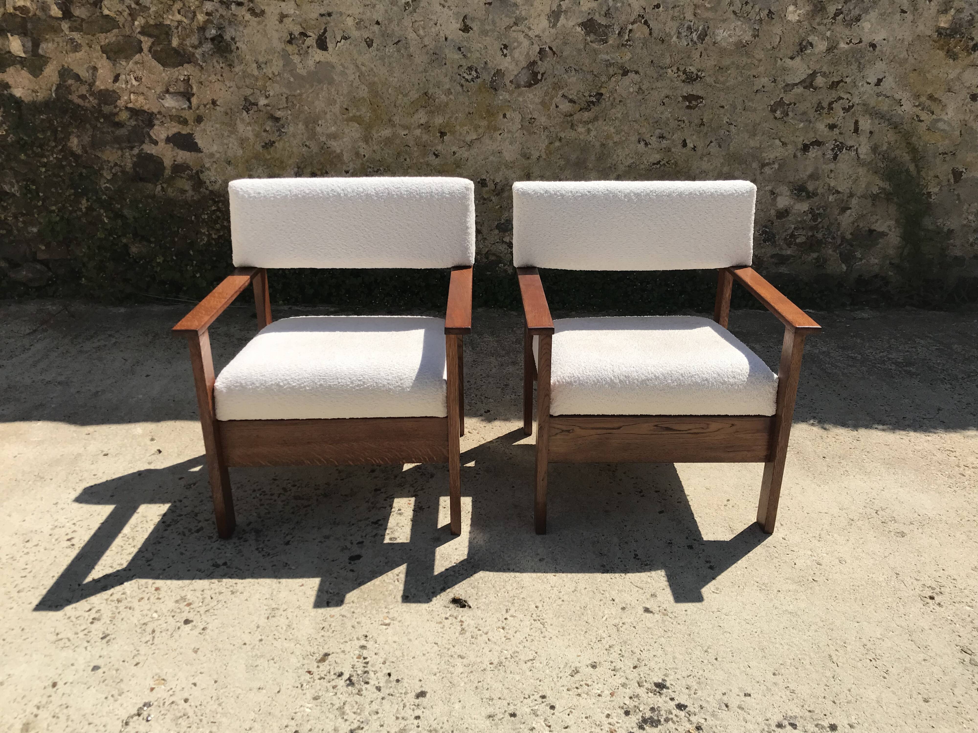 Pair of Scandinavian armchairs