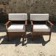 Paire de fauteuils scandinave