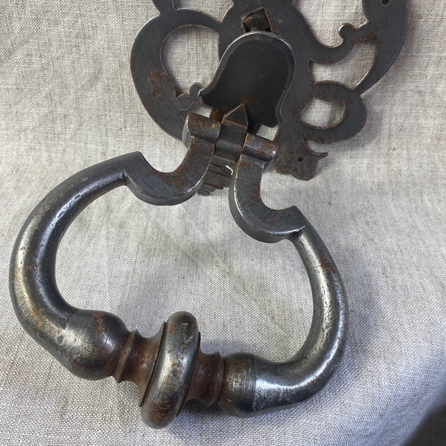 Metal door knocker