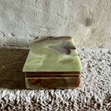 Ashtray, onyx box from the 1960s, vintage Italy.