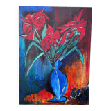 Bouquet de fleurs expressionniste