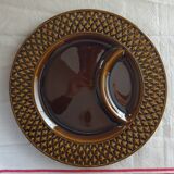 12 Digoin Saarguemines 70's compartment plates