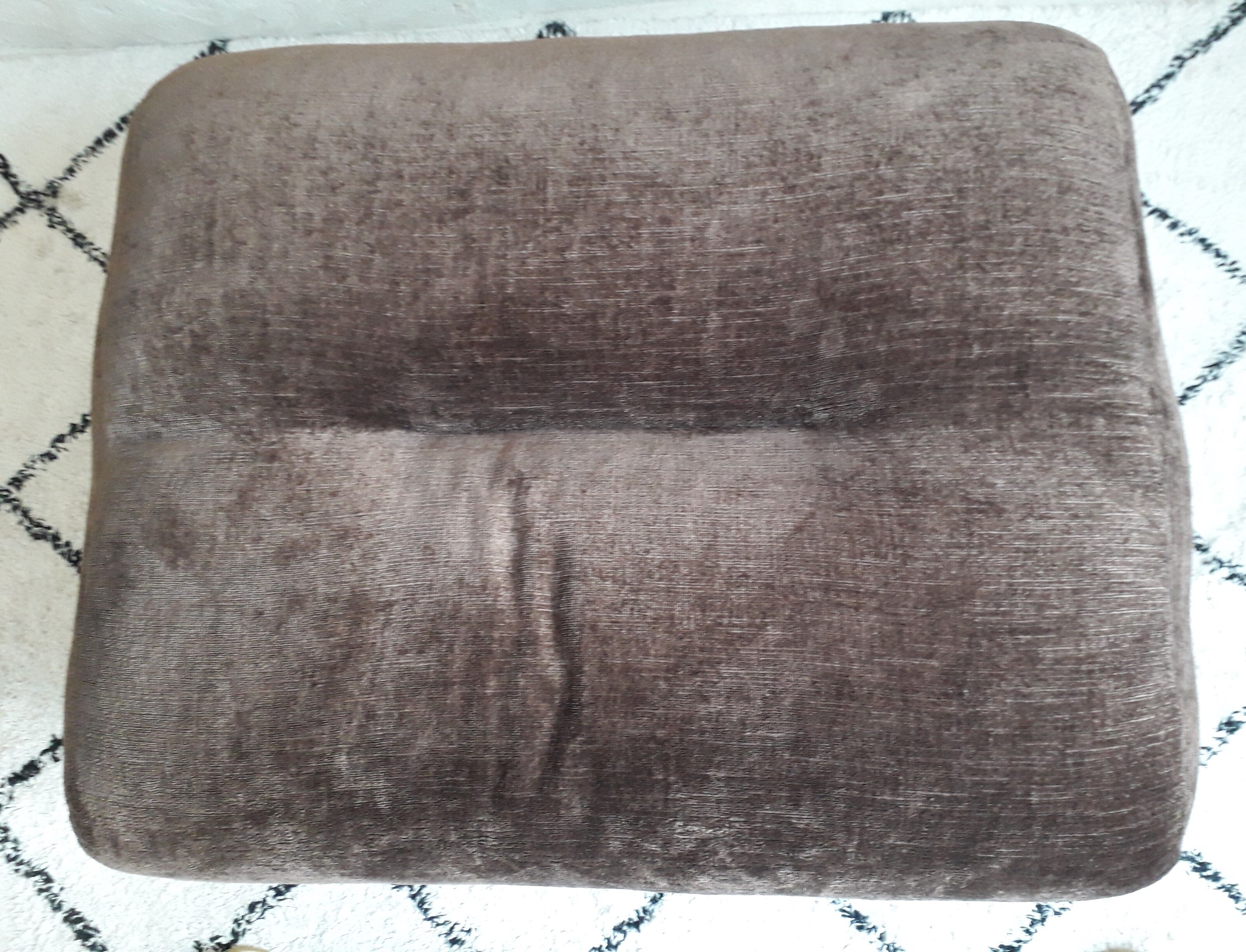 Pouf on wheels Ligne Roset 70s