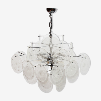 1970s chandelier Murano glass, Gino Vistosi