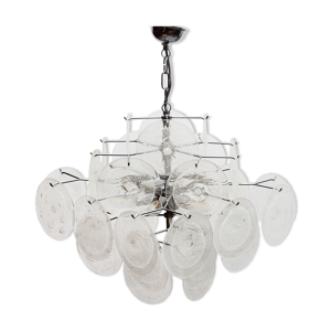Lustre des années 1970 verre de