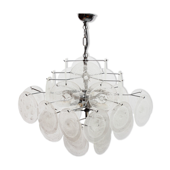 1970s chandelier Murano glass, Gino Vistosi