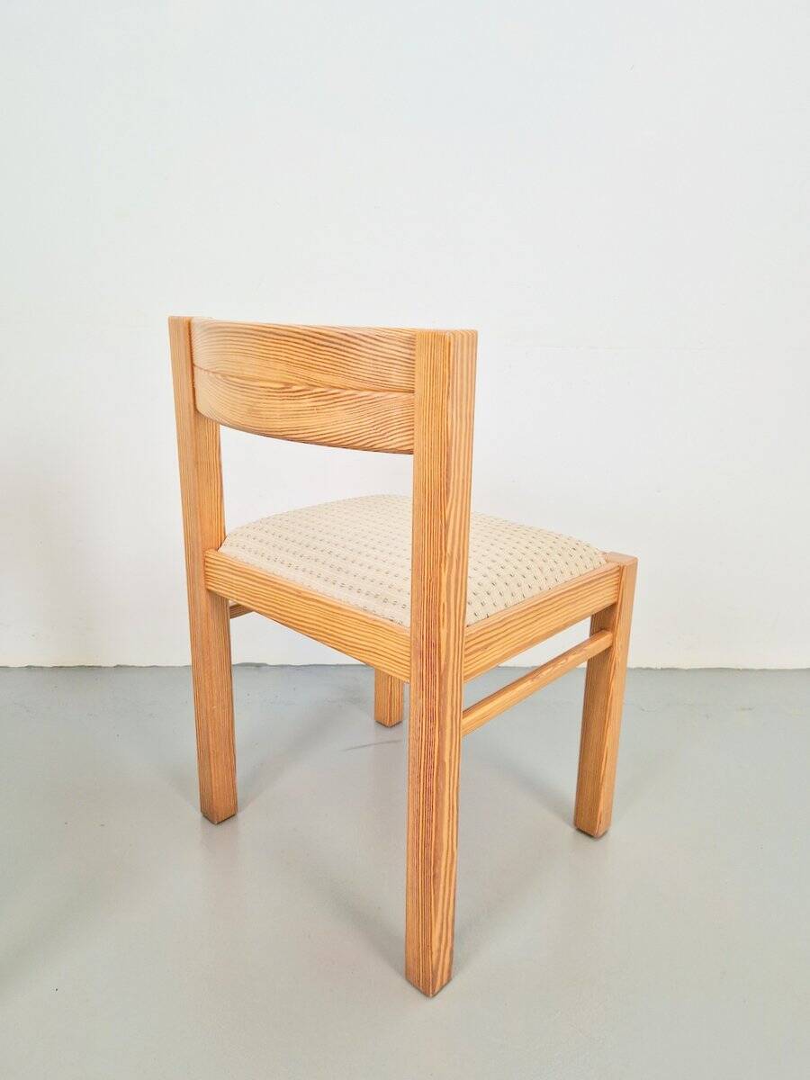 Vintage Pine Dining Chairs by Martin Visser for 't Spectrum, 1960s, Set of 7