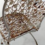 Set table and 2 garden chairs