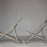 Chairs long time 1900 outside metal