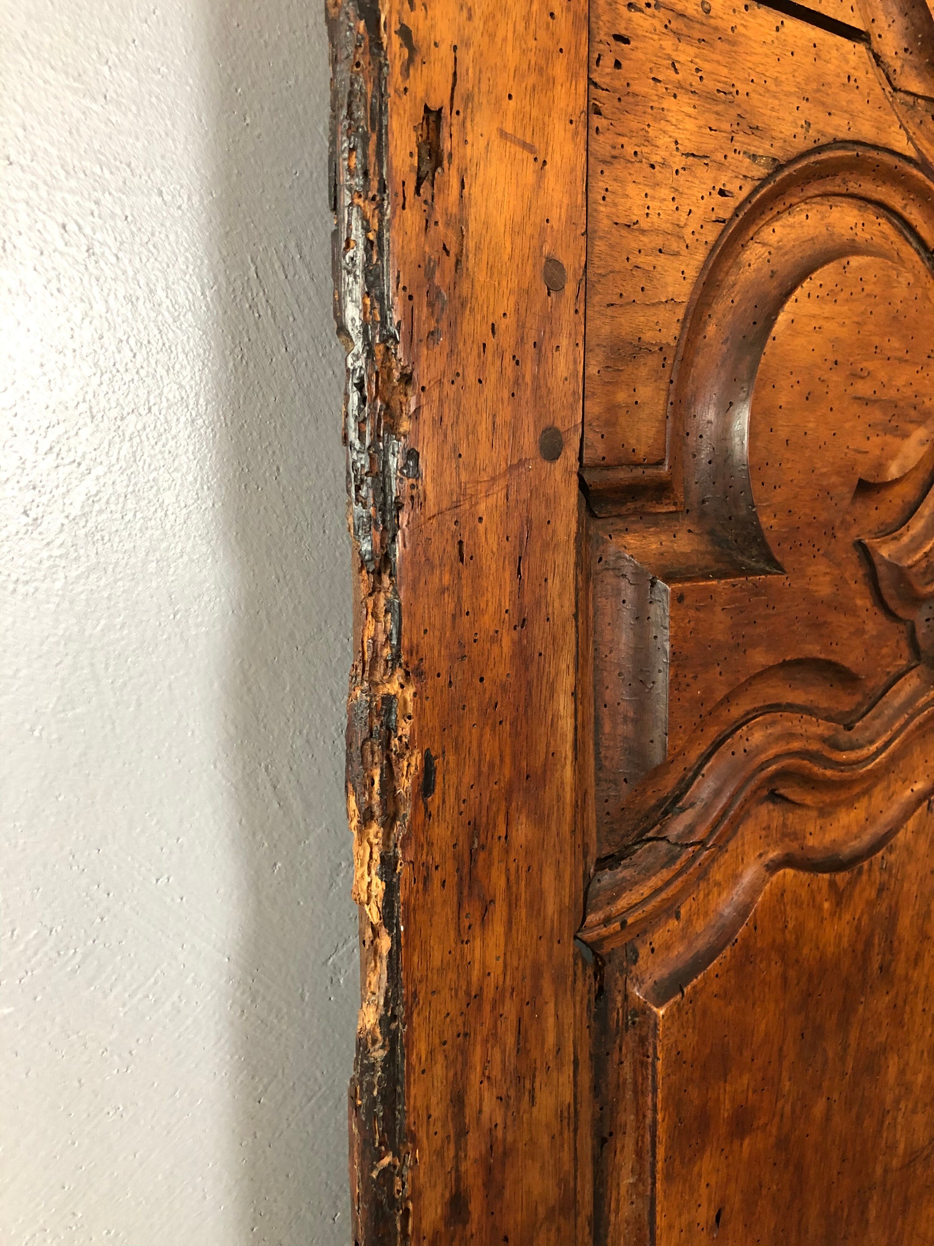 Oak door, 19th century