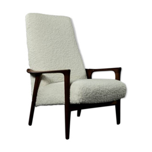 Fauteuil Vintage Mid-Century - scandinave teck