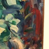 Oil painting on canvas by Enzo Pregno. (Alexandria, Egypt, 1898 - Florence, 1972)