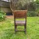 Chaise 19eme tournée en bois