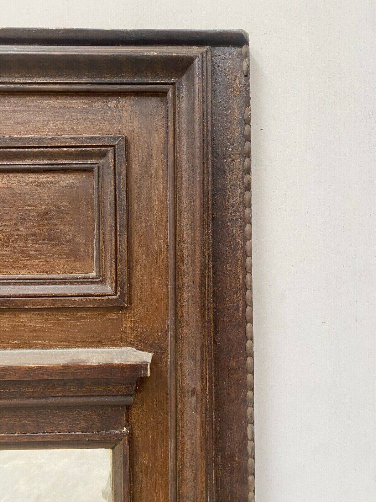 Louis XVI style trumeau in wood and patinated stucco 20th century