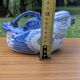 Old teapot / bird-shaped jug in blue and white porcelain