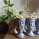 Six ceramic mazagrans by Jean Austruy Vallauris