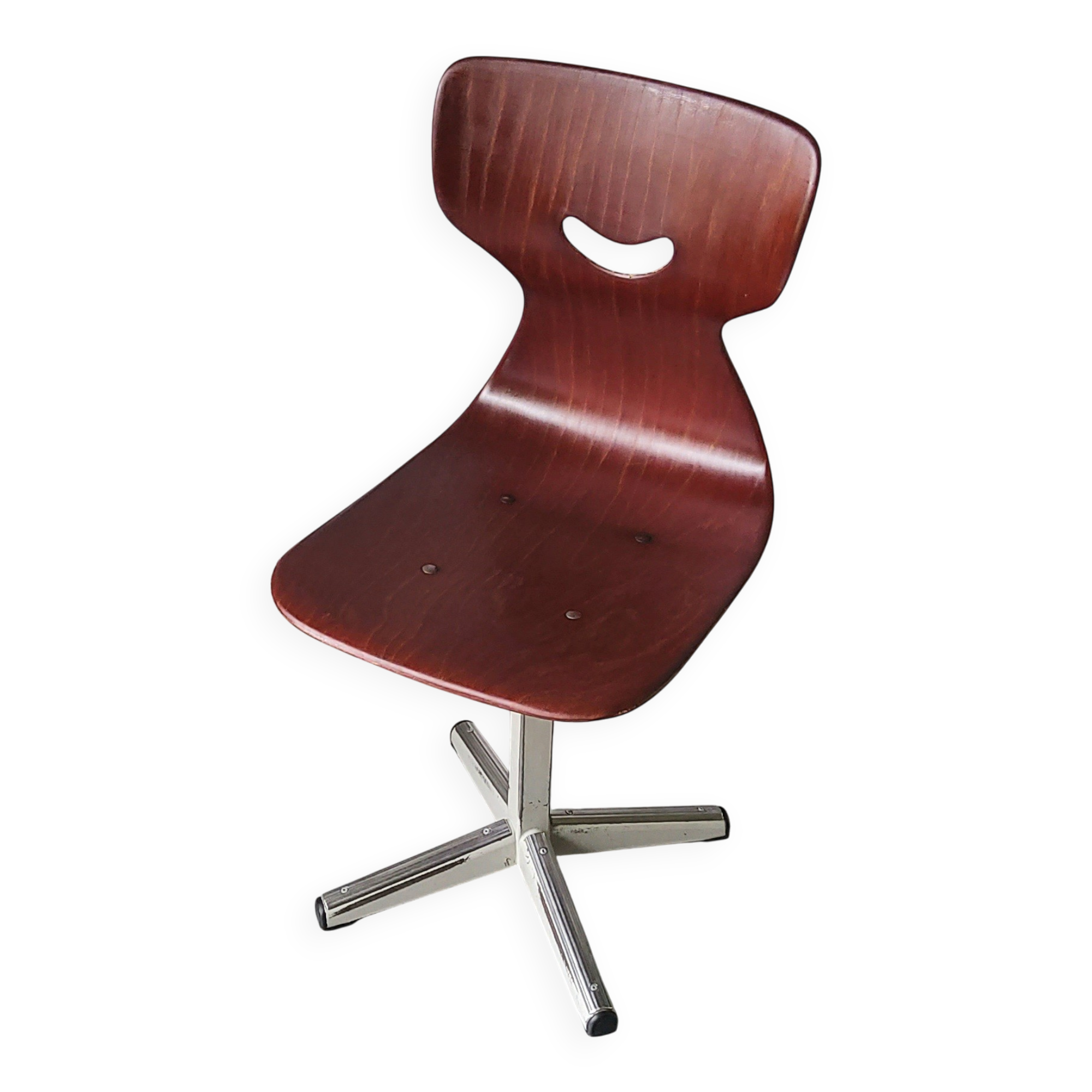 Chaise en Pagholz années 60