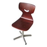 Chaise en Pagholz années 60