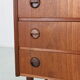 Mid-Century Modern Danish Chest of Six Drawers, Tallboy in Teak, Denmark, 1960s
