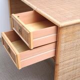 Bamboo and Rattan Desk by Dal Vera