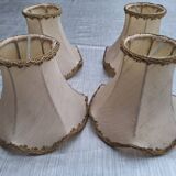 Lot de 4 abat-jours vintage