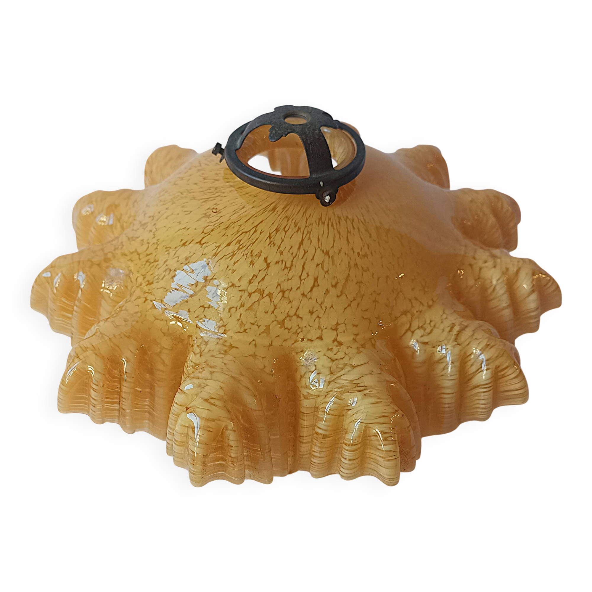 Old abat-jour clichy chandelier rises and lowers claw suspension