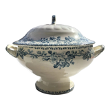 Iron Earth tureen model Guadeloupe Debray gray blue