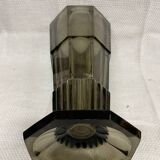 Josef hoffmann art deco design smoked glass vase