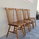 Series of 4 bistro chairs signed Baumann tacoma model 1950 vintage