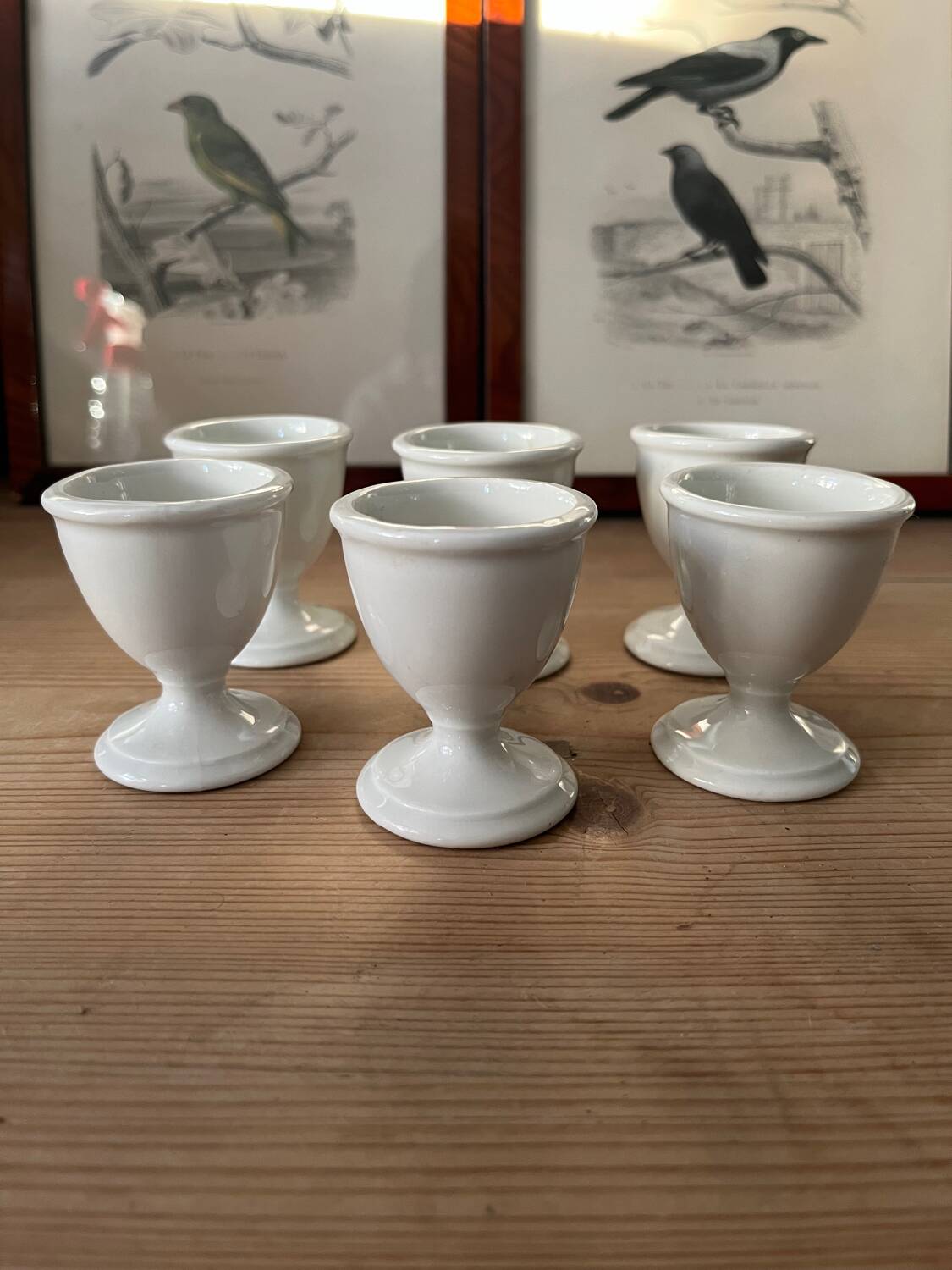 Old porcelain egg cups