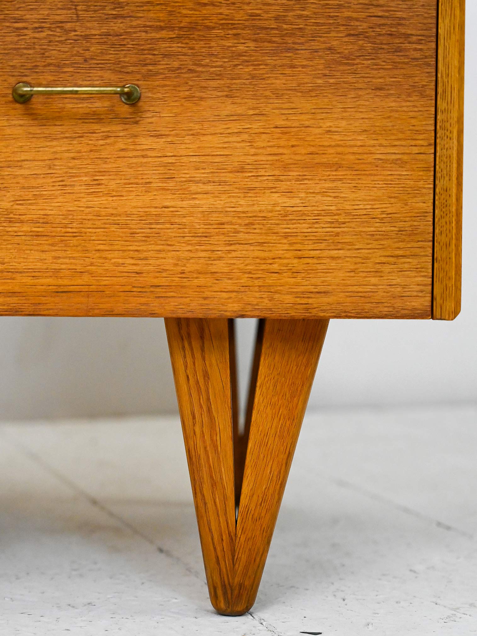 Modernistic chest of drawers